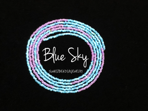 Blue Sky Waist Beads