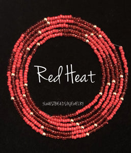 Red Heat Waist Beads