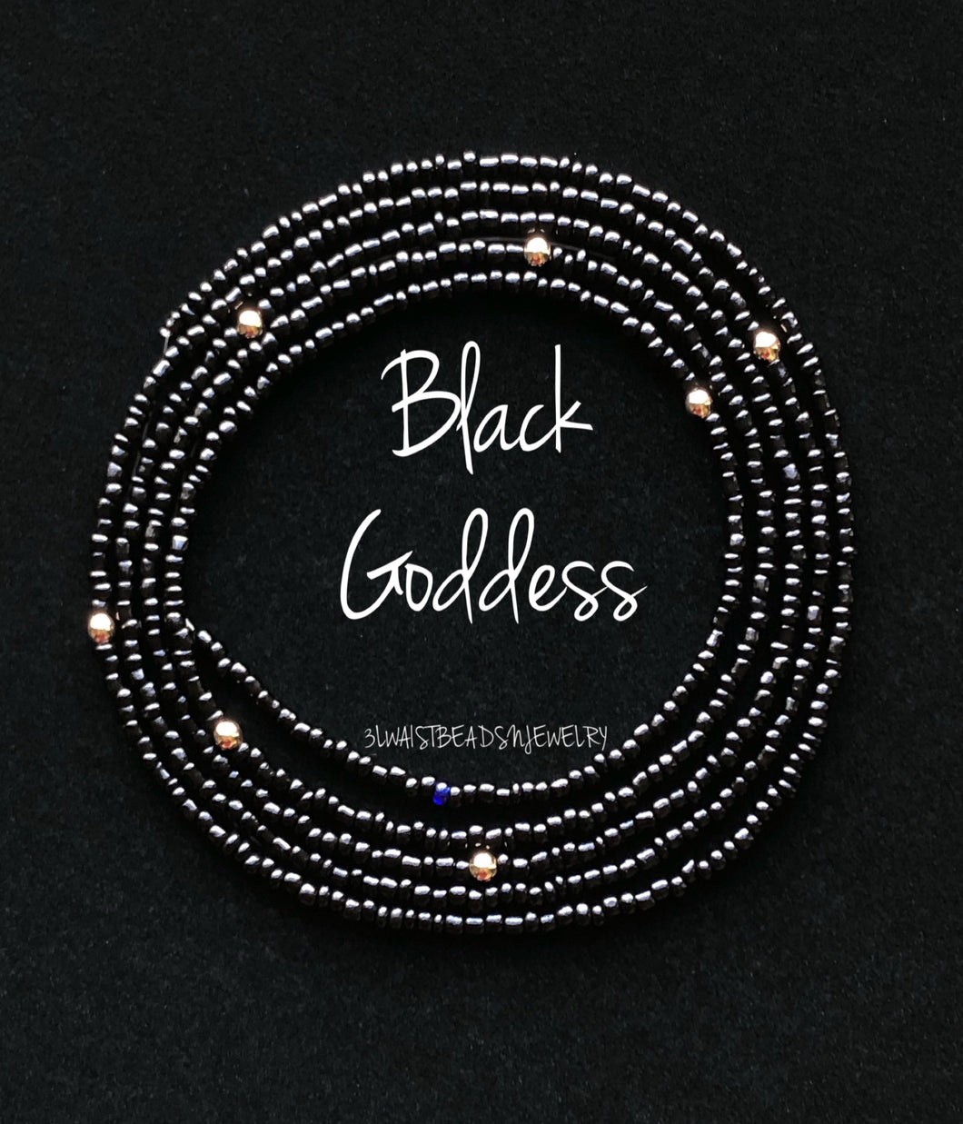 Black Waist Beads