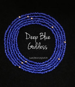 Deep Blue Waist Beads