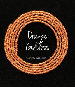 Orange Waist Beads