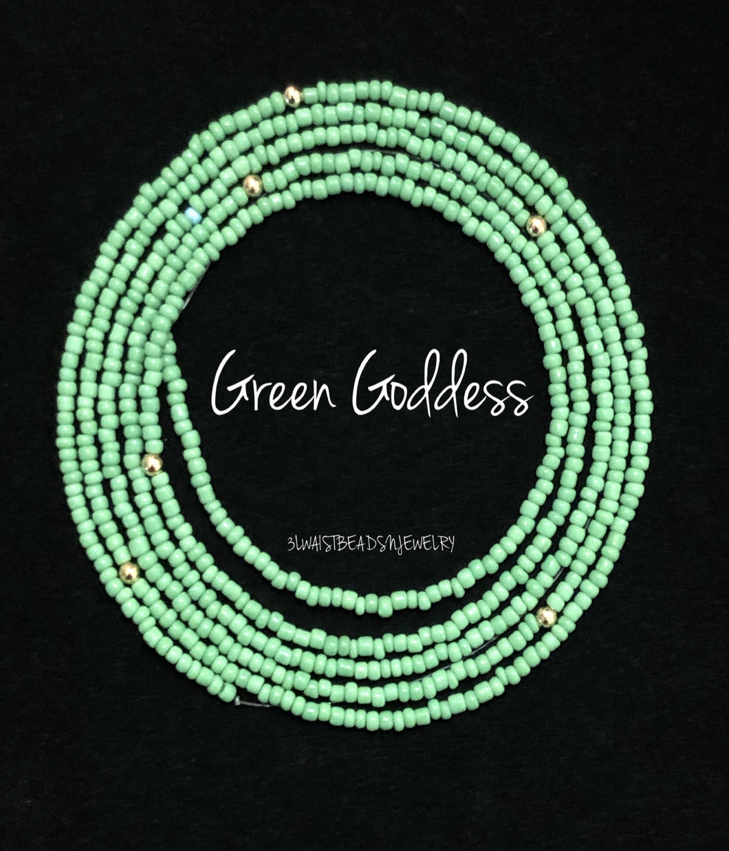 Green Waist Beads